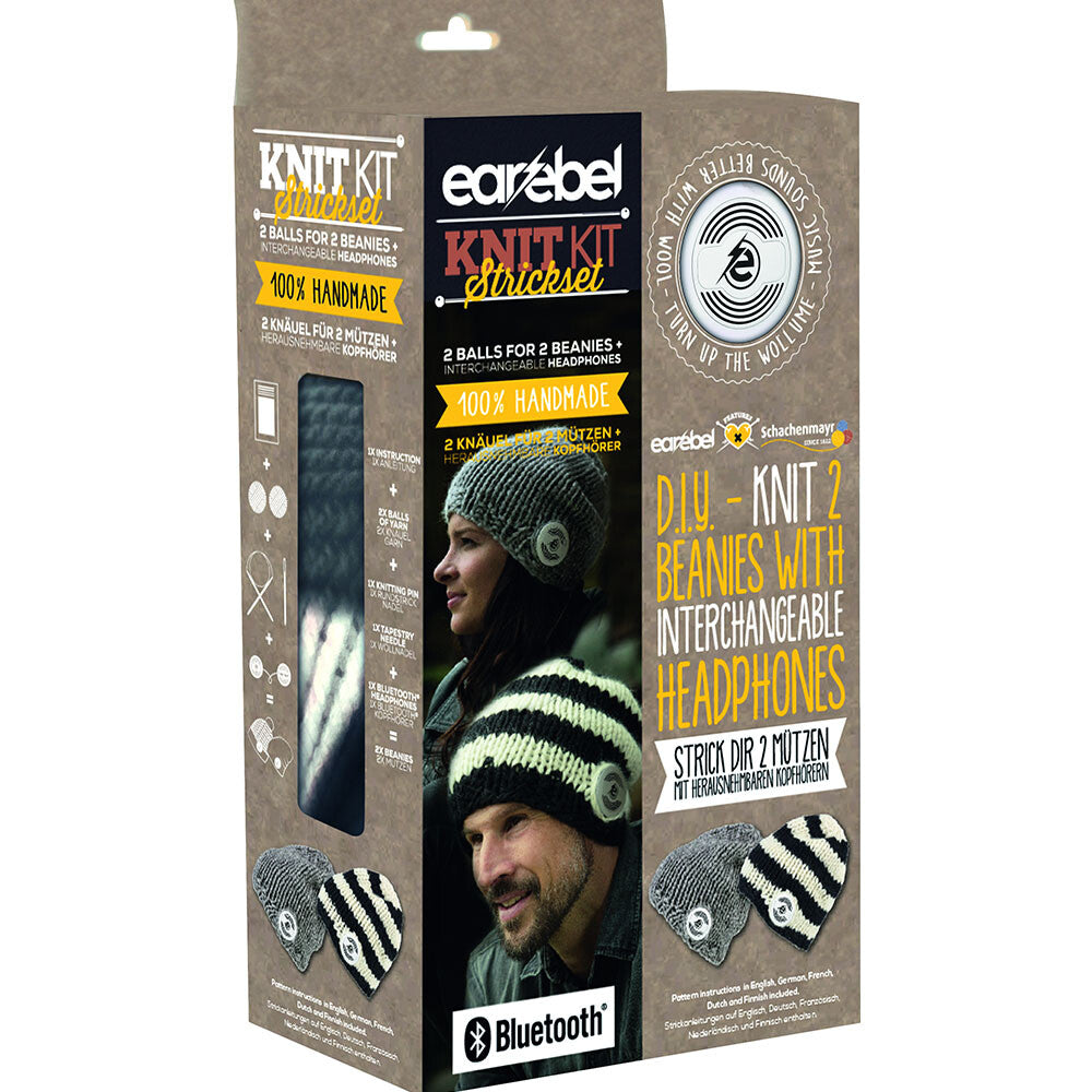 SMC Earebel KnitKit Bluetoothlu Bere Kiti Koyu Gri - 00002